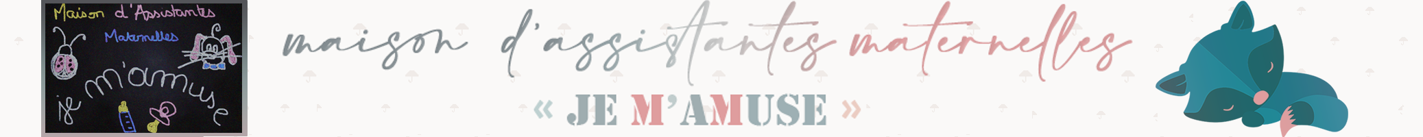 Bannière avec logo MAM